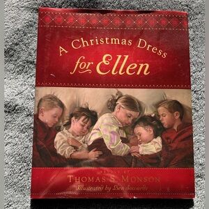 A Christmas Dress for Ellen - Illustrated Holiday Book (Red Cover)